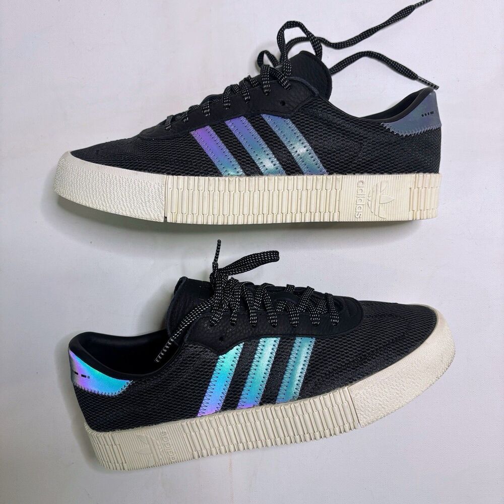 Adidas Sambarose X-Model Pack Night Vision 3M Core Black Hi-Res Yellow Platform
